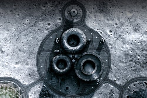 NASA + BIG работает над созданием экологичной среды обитания на Луне, напечатанной на 3D-принтере, используя лунную пыль для сокращения количества отходов!