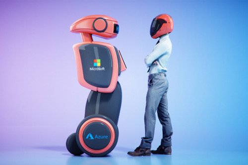 Облачная платформа Microsoft Azure станет мозгом для их будущих автономных роботов!
