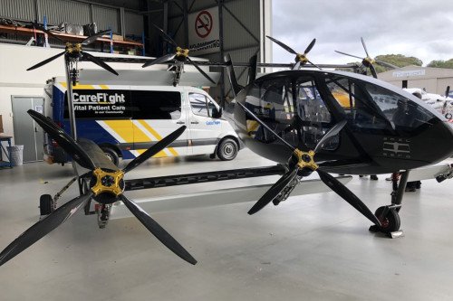 Эта машина скорой помощи eVTOL, предназначенная для перевозки критически важных пациентов, появится в Австралии в 2023 году!