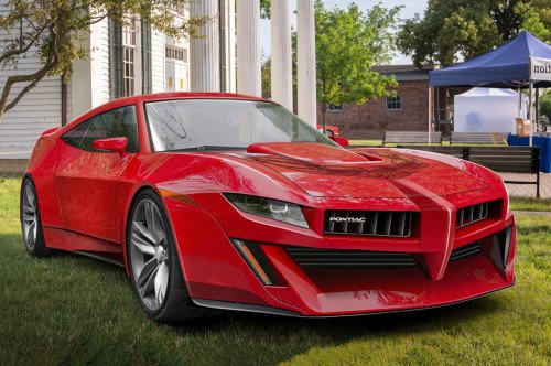 Как бы выглядел Pontiac Firebird, если бы он сделал возвращение в Lamborghini Countach в 2021 году?